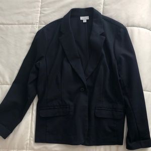 JJill Petite medium navy blue blazer